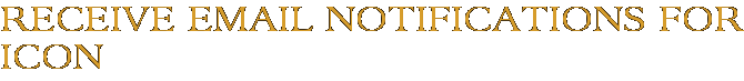 Receive Email Notifications for ICON